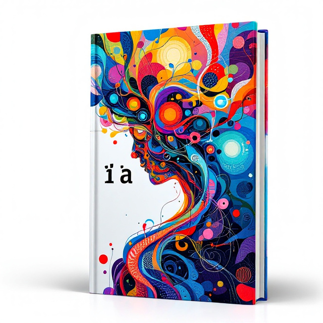 The cover features a vibrant and intricate painting that represents the complexities of the human mind. It depicts abstract shapes and patterns intertwining with each other, creating a mesmerizing and thought-provoking image.