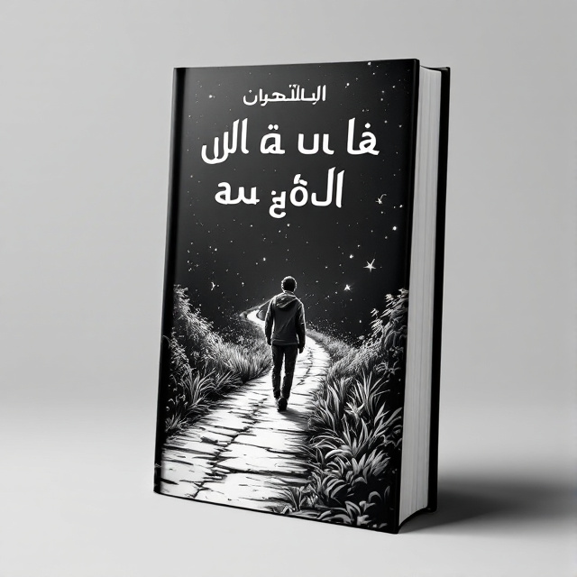 The cover features a black and white pencil sketch of a person walking towards success on the path of life. The sketch is detailed and realistic, capturing the determination and ambition of the individual.