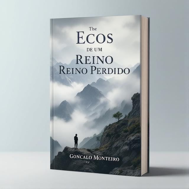 The cover features a panoramic view of a mountain range, with misty clouds swirling around the peaks. In the foreground, a lone figure stands on a rocky ledge, looking out into the distance with a mix of determination and vulnerability. The color palette is muted, with shades of blues and grays, creating a sense of melancholy and mystery.