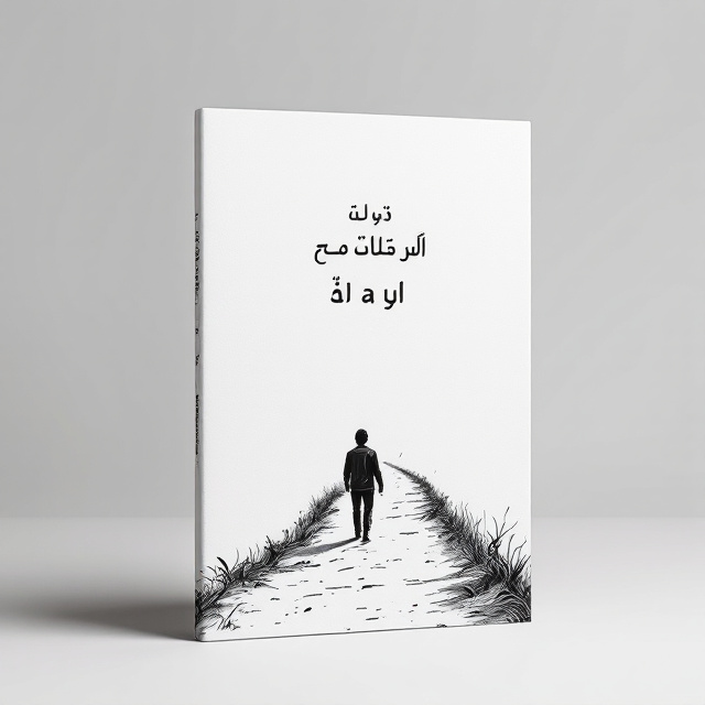 The cover features a black and white pen drawing of a person walking on a path towards happiness, symbolizing the journey towards finding fulfillment in life. The drawing is detailed and intricate, capturing the emotions and determination of the individual.