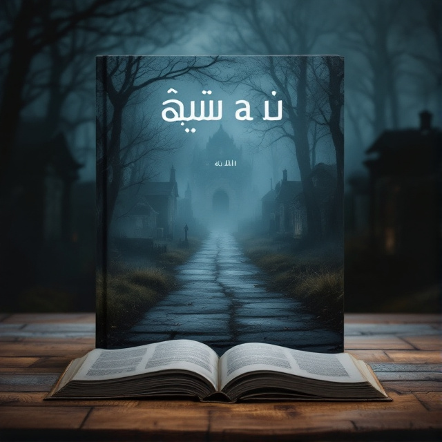 The cover features a misty, foggy pathway leading into an old, forgotten town. In the foreground, there is an open book, symbolizing a return to the past. The colors are dark and mysterious, with hints of warm tones to create an atmosphere of curiosity and anticipation.