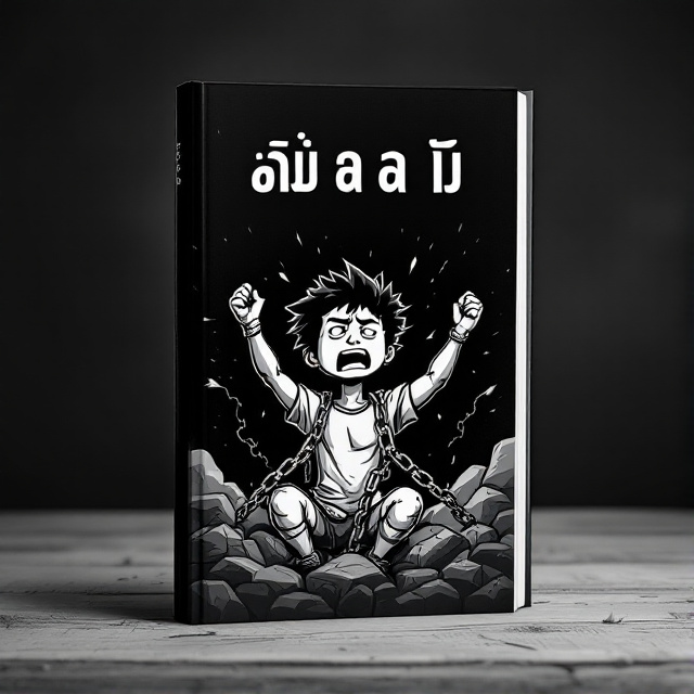 The cover features a black and white cartoonish illustration of a person breaking free from chains, symbolizing liberation from habits. The person is depicted with a determined expression, emphasizing the theme of personal growth and finding a better state of being.