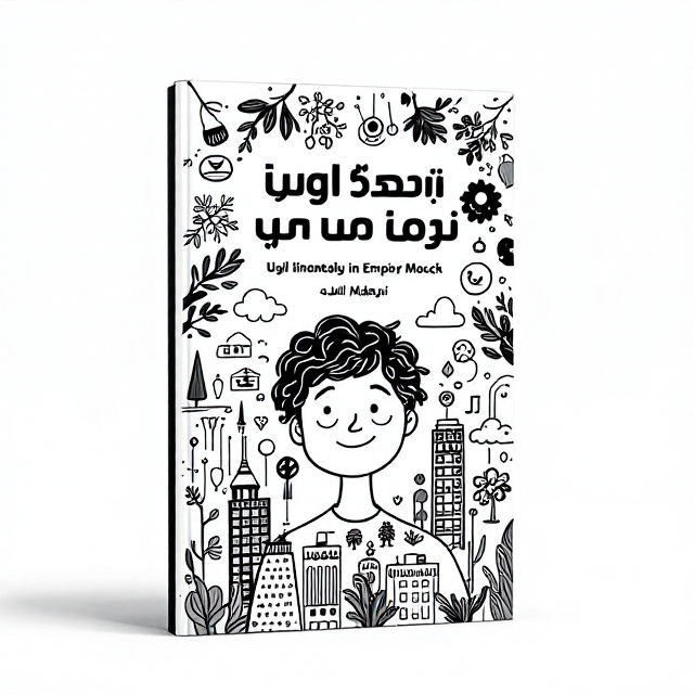 The cover features a black and white cartoon-style illustration of a person surrounded by different environmental elements. The person's facial expression reflects the impact of the environment on their thoughts and emotions. The elements include trees, buildings, and other natural and man-made objects.