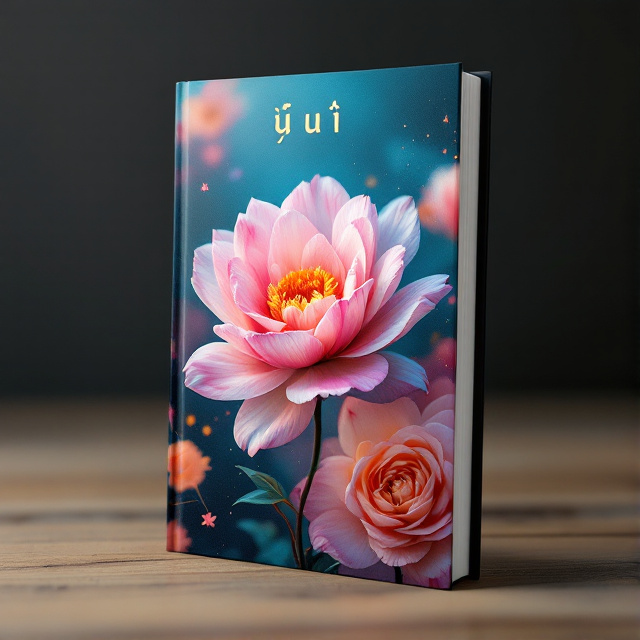 The cover features a close-up image of a blooming flower, symbolizing inner growth and psychological development. The flower is framed by vibrant colors and abstract shapes that evoke a sense of energy and vitality.