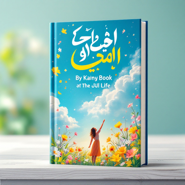 The cover features a vibrant and colorful image of a person standing tall and reaching for the sky, surrounded by blossoming flowers and lush greenery. The image represents personal growth and happiness in life.