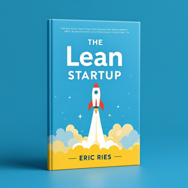 The cover features a bold image of a rocket blasting off into the sky, symbolizing the startup journey. The image is placed in the center, with the book title and author name positioned above and below it.