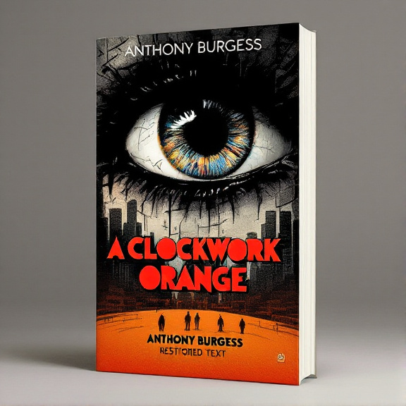 The cover features an ominous eye in the background, partially obscured by shadowy figures standing on the horizon. The eye is highlighted by a fragmented urban skyline, reflecting the gritty urban setting of the book.