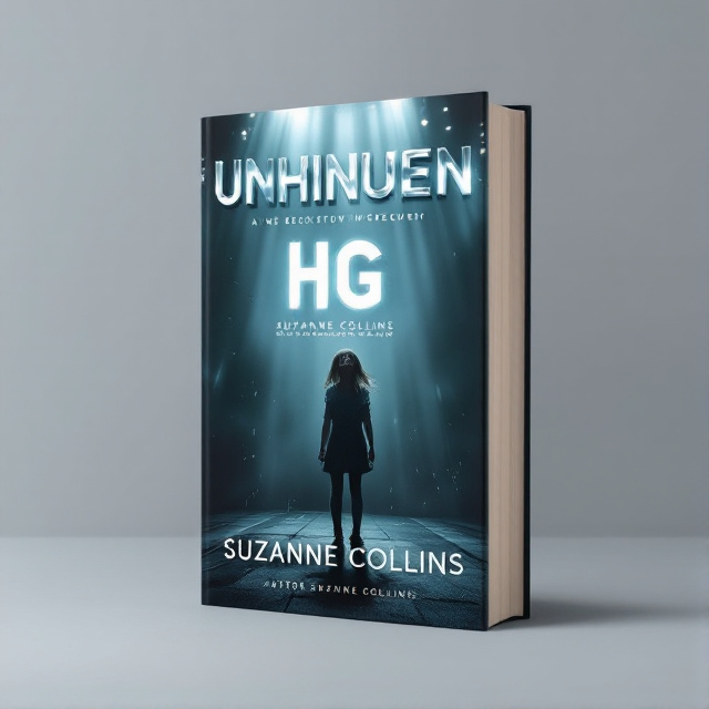 The cover features a dark and ominous arena with bright lights shining down on a young girl standing in the center. The girl is screaming in fear, highlighting the intense atmosphere of the book.