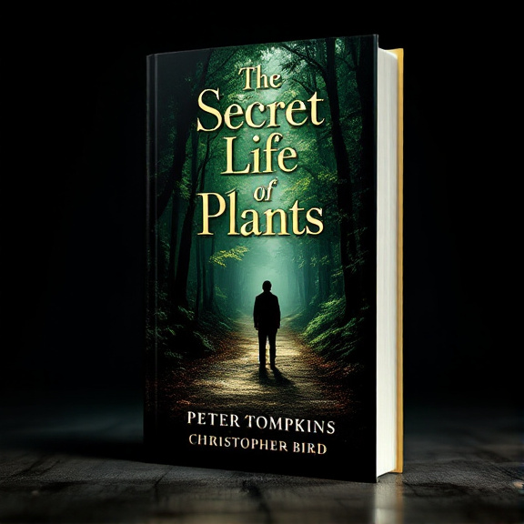 The cover features a dimly lit pathway leading into a dense forest. On the pathway, there is a silhouette of a mysterious figure partly obscured by foliage. Shadows cast by the trees add to the sense of intrigue and mystery.