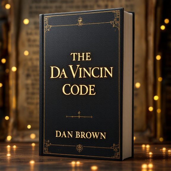 A dark, textured background with glowing ancient symbols scattered around. The title in bright, bold typography at the center, and an ancient manuscript partially visible in the background.