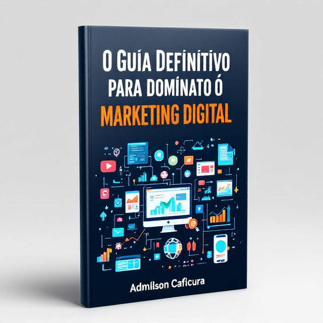 The cover features a bold and vibrant image of a digital marketing campaign with various elements like social media icons, website screenshots, and analytics charts. The title of the book is prominently displayed at the top, with the author's name shown at the bottom.