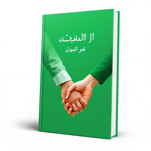 The cover features a vibrant green background with a prominent image of a couple holding hands. The image is placed towards the center of the cover, capturing the attention of the viewer.