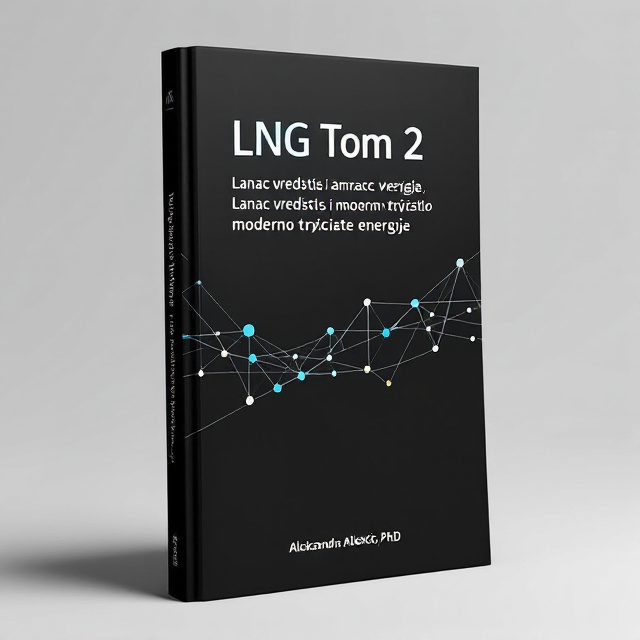 The cover features a black background with a chain of pipelines running from left to right across the cover. Each link in the chain represents a contract, and the chain forms a net-like structure connecting multiple trade points. The pipelines and contracts are depicted in a minimalist style, with clean lines and simple shapes.