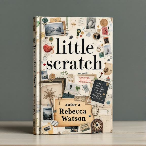 The cover features a mixed media collage of various nostalgic elements such as polaroid photographs, handwritten notes, and vintage objects. The imagery is arranged in a dynamic and layered manner, creating a sense of depth and complexity. The overall style is whimsical and evokes a feeling of discovery and curiosity.