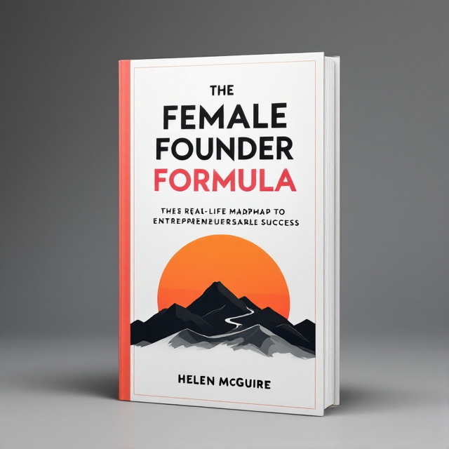 The book cover features a clean, white background with the title and tagline taking up two-thirds of the cover in bold black typography. The remaining one-third of the cover showcases an image of a rising sun in vibrant orange and black. The all F's in the title are highlighted in bright pink, adding a touch of playfulness to the design.