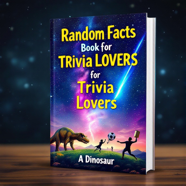 The cover features a vibrant image of the Milky Way galaxy as the background, with Hailey's Comet streaking across the sky. In the foreground, there is an illustration of a dinosaur, a tornado, a football player, and an animated book.