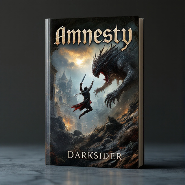 The cover features a dynamic scene from the VRMMORPG game, with the protagonist, a warrior, engaged in battle with a monstrous creature inspired by Italian folklore. The creature is depicted in the foreground, towering over the protagonist, who is shown in mid-air, leaping towards the creature with his sword raised. The background showcases the virtual world of the game, with elements of Italian architecture and folklore scattered throughout.
