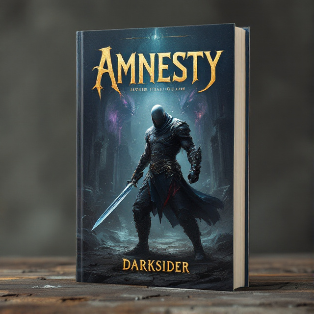 The cover features a bold and dynamic illustration of the protagonist, a warrior class character, standing in a virtual reality game world inspired by Italian folklore. He is shown in a fierce battle stance, with his sword raised and ready to strike. The background is dark and atmospheric, with hints of Italian architecture and mythical creatures. The overall style is gritty and detailed, with a focus on capturing the intensity and danger of the game.