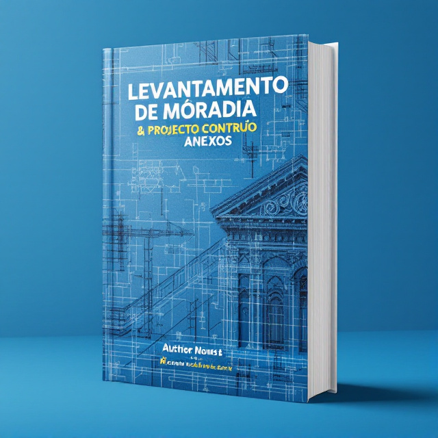 The cover will feature a close-up image of a blueprint, with intricate architectural details. The blueprint will be positioned diagonally across the cover, creating a dynamic and visually captivating effect. The background will be a solid shade of blue, representing the primary color preference.