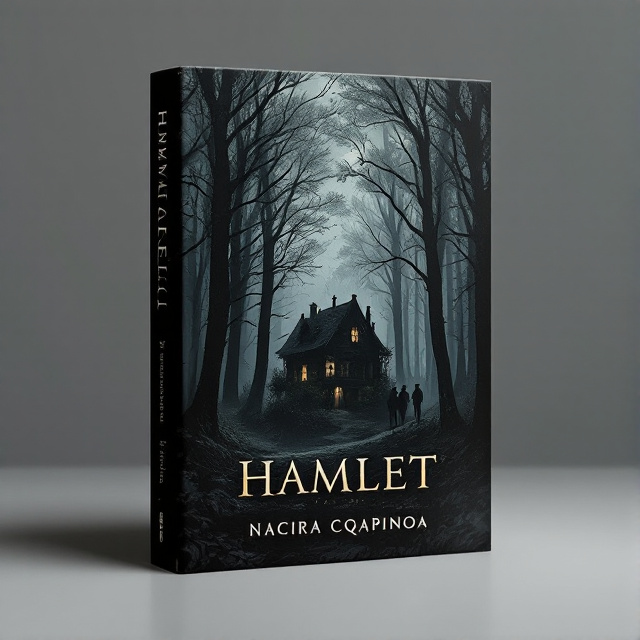 The cover features a mysterious forest, with tall trees and shadowy figures. In the foreground, there is a house, partially covered by branches and leaves. The overall style is dark and atmospheric, with a touch of fantasy elements.
