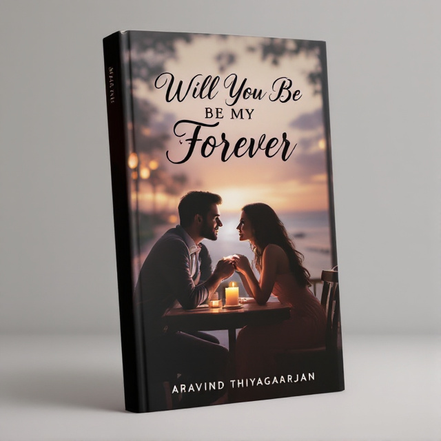The cover features a man and a woman sitting at a romantic candlelit table in a restaurant. They are looking deeply into each other's eyes, conveying a sense of love and connection. In the background, there is a subtle image of a beach road, symbolizing the journey of their relationship.