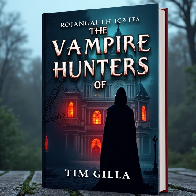 The cover features a Romanian Catholic Church in the background, with a Vampire Priest standing in the foreground, partially obscured by shadows. The scene is set at dusk, with a creepy atmosphere and a sense of foreboding.