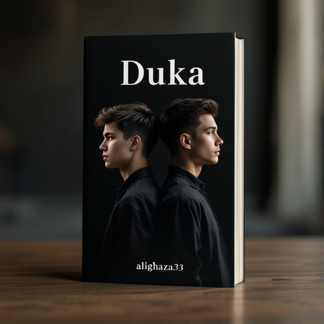 The cover features two adolescent boys standing back to back, their faces turned away from each other. The main emphasis is on their facial expressions, which show a mixture of sadness, frustration, happiness, and love. The background is in shades of black, representing the book's genre and the characters' inner struggles.