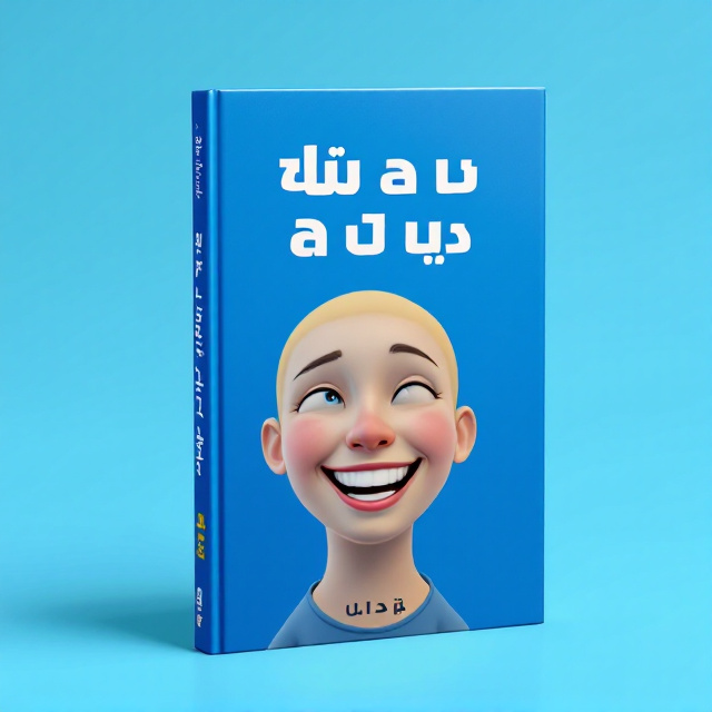 The cover features a vibrant blue background with a smiling face at the center. The face is filled with happiness, radiating positivity and joy. The title is placed at the top in white, bold letters, while the author's name is placed at the bottom in a more subtle font.