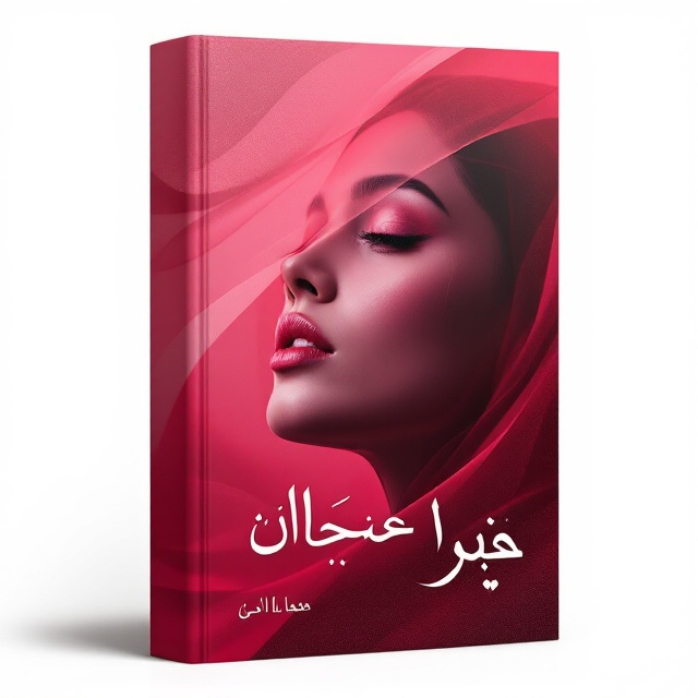 The cover features a close-up image of a woman's face with a contemplative expression. The background is a blend of vibrant red and soft pink colors, symbolizing passion and love. The title "مدينة تسكنك" is placed at the top in elegant Arabic calligraphy, while the author's name "هديبل أية" is displayed at the bottom in a more modern font. There is a subtle texture overlay to add depth and visual interest to the overall design.
