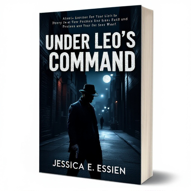 The cover features a dark alleyway at night with dim streetlights casting eerie shadows. In the foreground, there is a silhouette of a man wearing a fedora and holding a gun, representing the dangerous and mysterious world of the mafia. The moon in the sky adds a touch of intrigue and secrecy to the scene.
