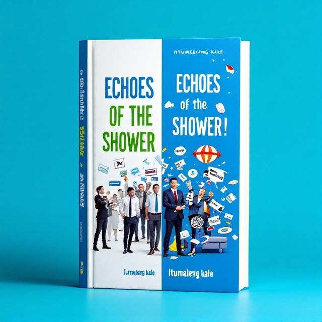 The cover design features a split layout, with the left side showing a clean and professional business setting, and the right side showcasing a chaotic scene with multiple mistakes and mishaps. The bright blue background adds vibrancy to the design. The title and subtitle are placed at the top left corner, while the author's name is placed at the bottom right corner.