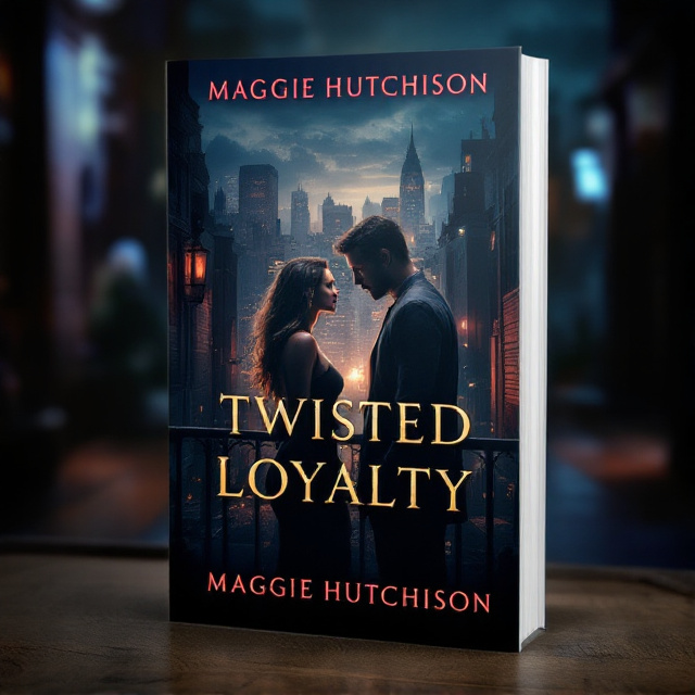 The cover features a city skyline at night, with dark alleys and shadowy figures in the background. In the foreground, Kylah and Elijah are shown facing each other on a dimly lit balcony or city street. Kylah looks vulnerable yet determined, while Elijah appears protective but dangerous. The overall tone of the cover conveys passion, danger, and tension.