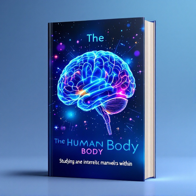 The cover features a close-up image of a human brain, with vibrant and detailed illustrations of the different areas and functions of the brain. The background is a gradient of blue and purple, creating a scientific and futuristic feel.