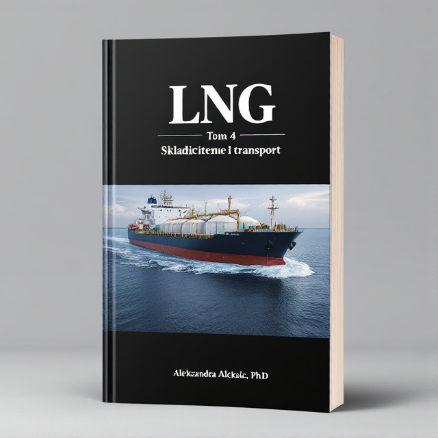 The cover features a close-up image of a double wall LNG storage tank in the foreground, with a cargo ship transporting LNG from Algeria to the English coast in the background. The image is set against a black background, symbolizing the industry and seriousness of the subject matter.