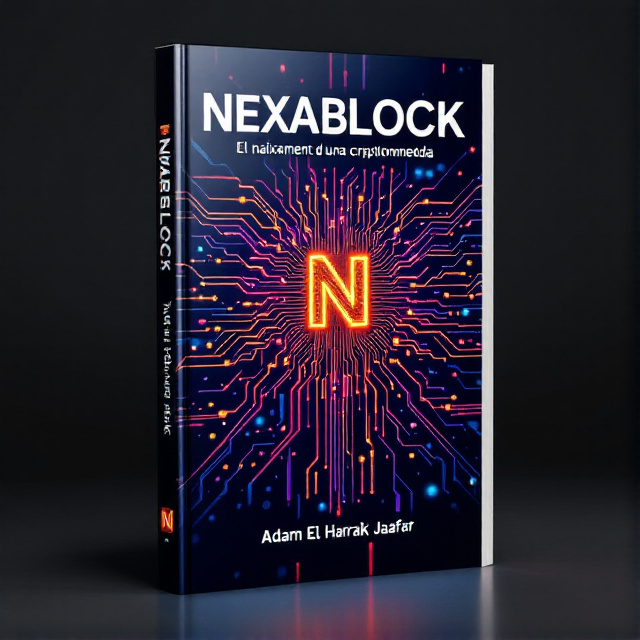 The cover features a close-up image of a digital circuit board, with vibrant colors and futuristic elements. In the center, there is a stylized depiction of a blockchain, symbolizing the birth of a cryptocurrency. The circuit board lines and the blockchain intertwine, creating a sense of complexity and intrigue.