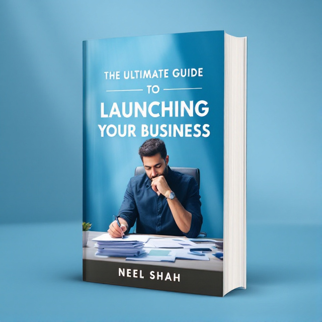 The cover features a person sitting at a desk, deep in thought with a pen in hand and a stack of papers in front of them. The background is a soothing blue color with rays of light shining down, creating a sense of relief and hope.
