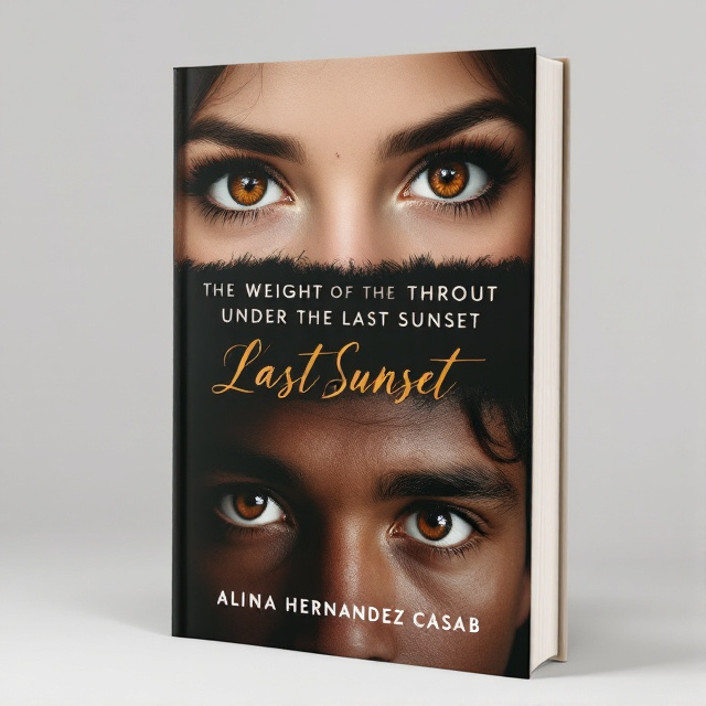 The cover features a close-up of a girl's brown eyes at the top, with the boy's dark brown eyes at the bottom. The eyes are realistic and filled with emotions, representing the love and hate between the characters. The composition is simple yet powerful, drawing the reader's attention to the intense connection between the protagonists.