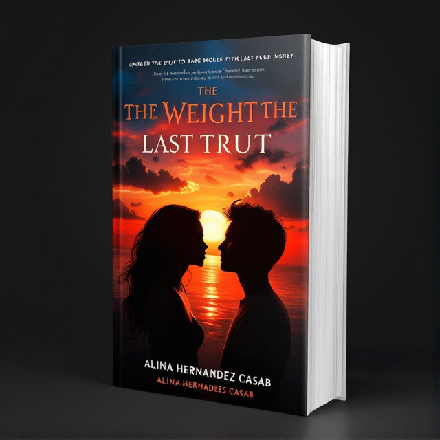 The cover features a dramatic sunset scene, with vibrant colors and a silhouette of two figures facing each other. The sunset creates a warm and romantic atmosphere, while the figures represent the journey of the characters from enemies to lovers.
