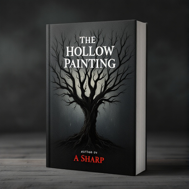 The cover features a mysterious and eerie painting of a hollow tree against a dark background. The tree is distorted, with branches twisting and turning in unnatural ways. The title of the book is displayed in bold, white font at the top of the cover, while the author's name is written in smaller, red font at the bottom.