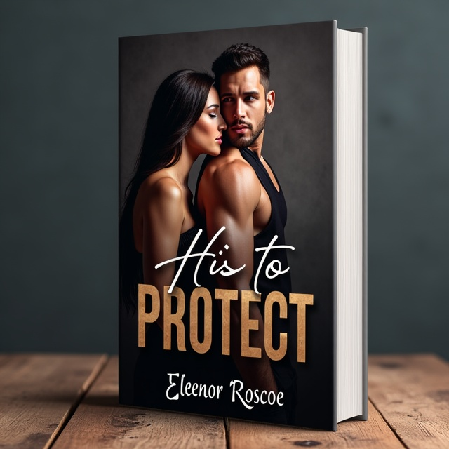 The cover features a close-up shot of a muscular bodyguard standing protectively behind a beautiful woman. The woman is looking over her shoulder, conveying a sense of vulnerability and trust. The background is a mix of dark and light shades, symbolizing the contrast between danger and safety.