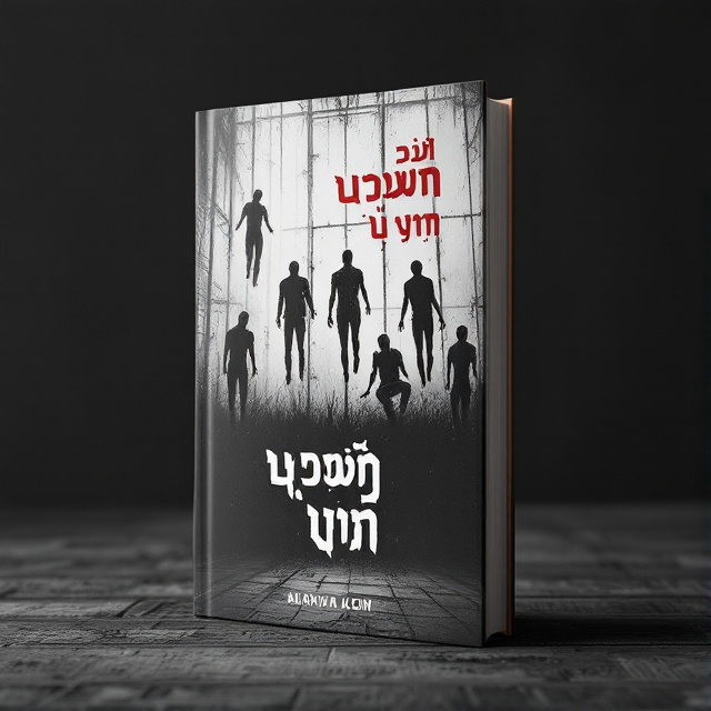 The cover features a thrilling sketch of six dead bodies, symbolizing the suspense and mystery of the story. The sketch is in black and white, adding to the eerie atmosphere. In the foreground, there is an image of a prison cell, representing the doubts and suspicions surrounding the incarcerated suspect. The overall composition is dynamic and captivating.