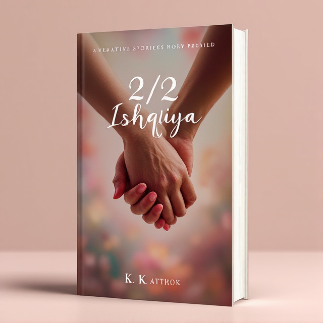 The cover features a close-up image of two hands intertwined, symbolizing the connection and love between the characters of the book. The hands are positioned against a soft, romantic background, with hints of colors representing the emotions of love and longing.