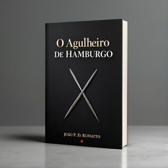 The cover features a close-up image of a needle and thread, symbolizing the art of tailoring and craftsmanship. The image is set against a dark, textured background, evoking a sense of mystery and intrigue.