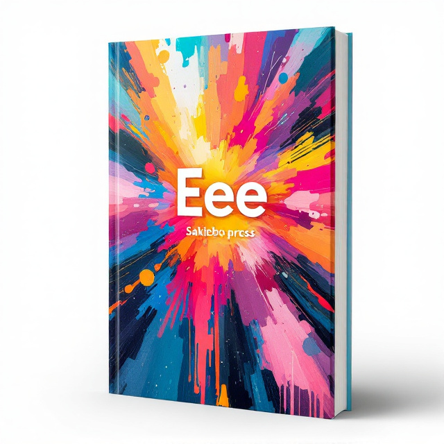 The cover features a vibrant and striking image of a colorful abstract painting, symbolizing the journey of self-discovery and personal growth. The image fills the entire cover, capturing attention and evoking intrigue.