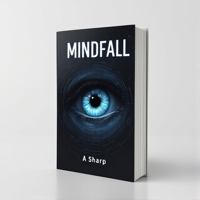 The cover features a dark and mysterious background with a close-up image of a human eye in the center. Surrounding the eye are swirling patterns and lines, creating a sense of intrigue and suspense.