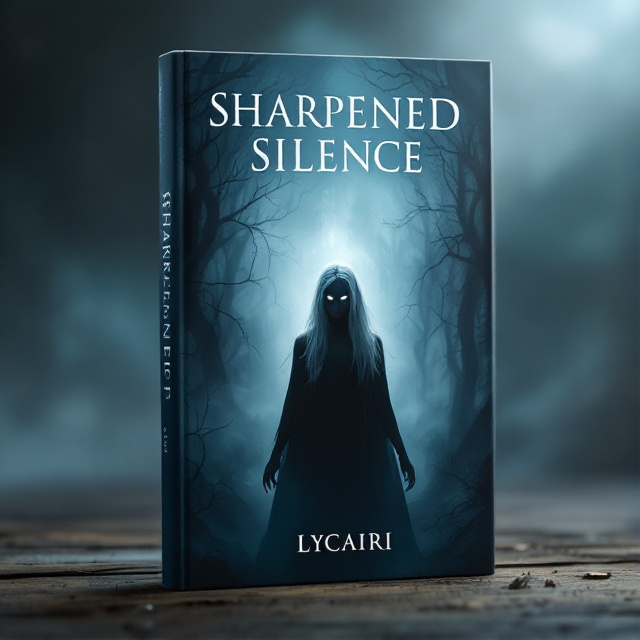 The cover features a misty and eerie background with a silhouette of a white-haired elven female standing in the center. Her eyes glow with a vampire-like intensity, capturing the readers' attention and invoking a sense of fear and mystery.