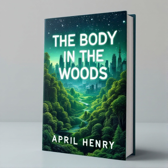 The cover features a sprawling futuristic city in the background, with tall skyscrapers and sleek, modern architecture. In the foreground, there is a green forest that has overgrown and intertwined with the city, symbolizing the clash of nature and technology. Above, a starry sky adds an element of mystery and intrigue.