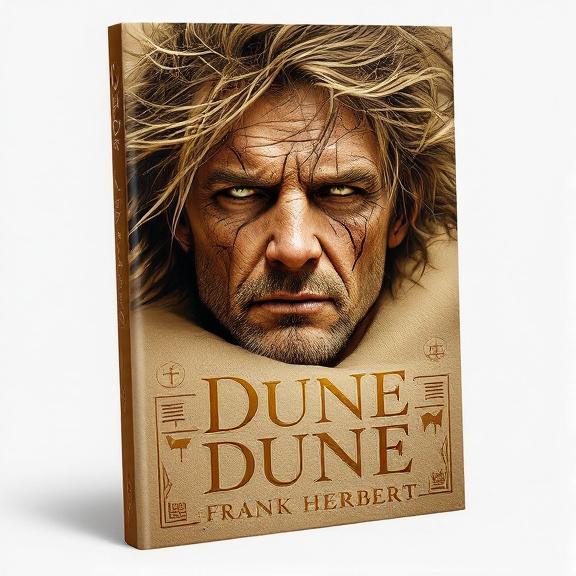 The cover features a close-up of a weathered face, with the desert winds blowing through the person's hair. Ancient symbols are etched in the sands around the face, adding a mysterious and enigmatic element to the design.