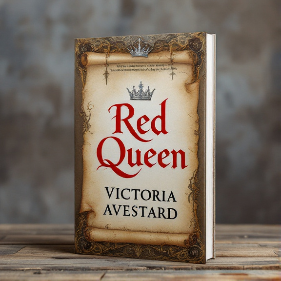 A regal and ancient scroll unfurls diagonally across the cover, with intricate details and patterns. Atop the scroll rests a silver crown, exuding elegance and grandeur. The background is a muted, textured image of an ancient castle, adding to the historical ambiance.
