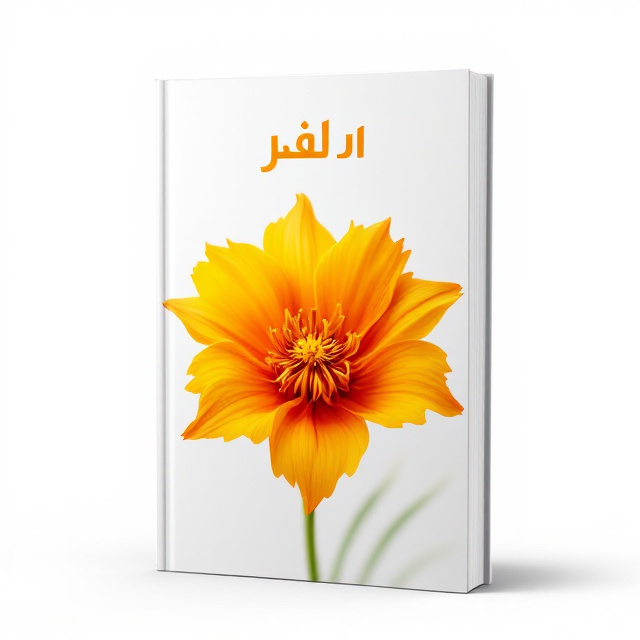 The cover features a close-up photograph of a vibrant saffron flower, with its delicate petals and vibrant orange color standing out against a white background.